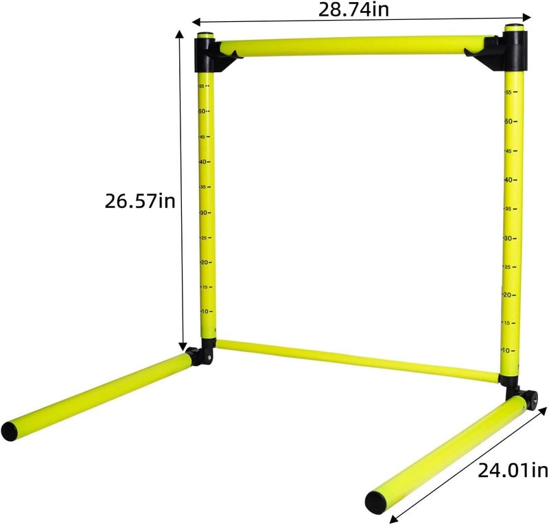 pindaprda Adjustable Hurdles with Scale - Detachable Agility Training Equipment for Track, Soccer & Football, Indoor & Outdoor Use, Ideal for Athletic Jumping & Speed Drills - Image 5